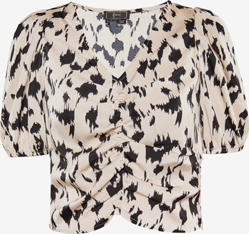 faina Blouse in Beige: voorkant