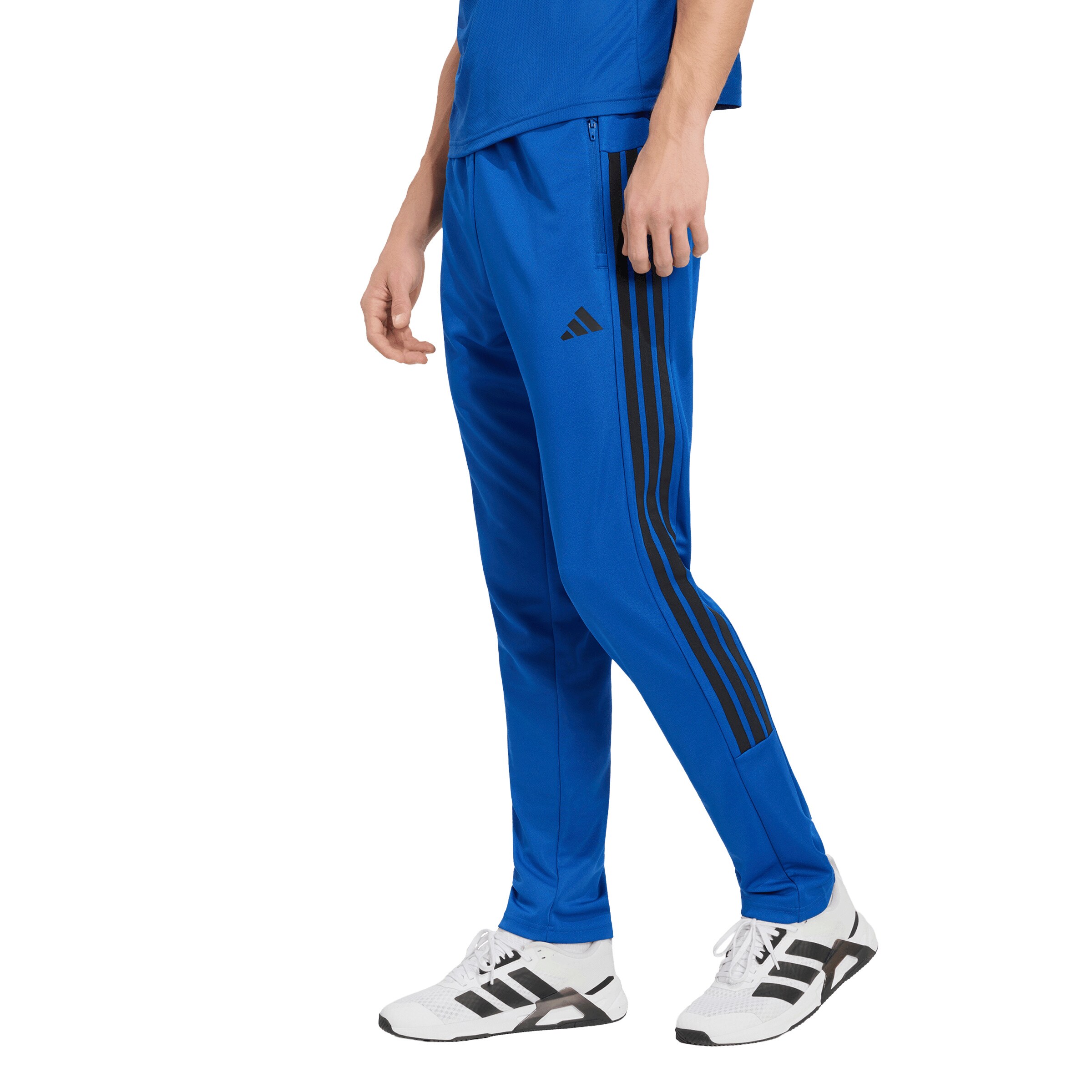 ADIDAS PERFORMANCE Tapered Workout Pants 'WE Allset' in Blue: front