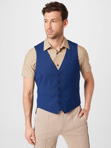 BURTON MENSWEAR LONDON Gilet in Blauw: voorkant