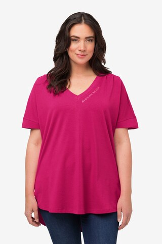 Ulla Popken Shirt in Roze: voorkant