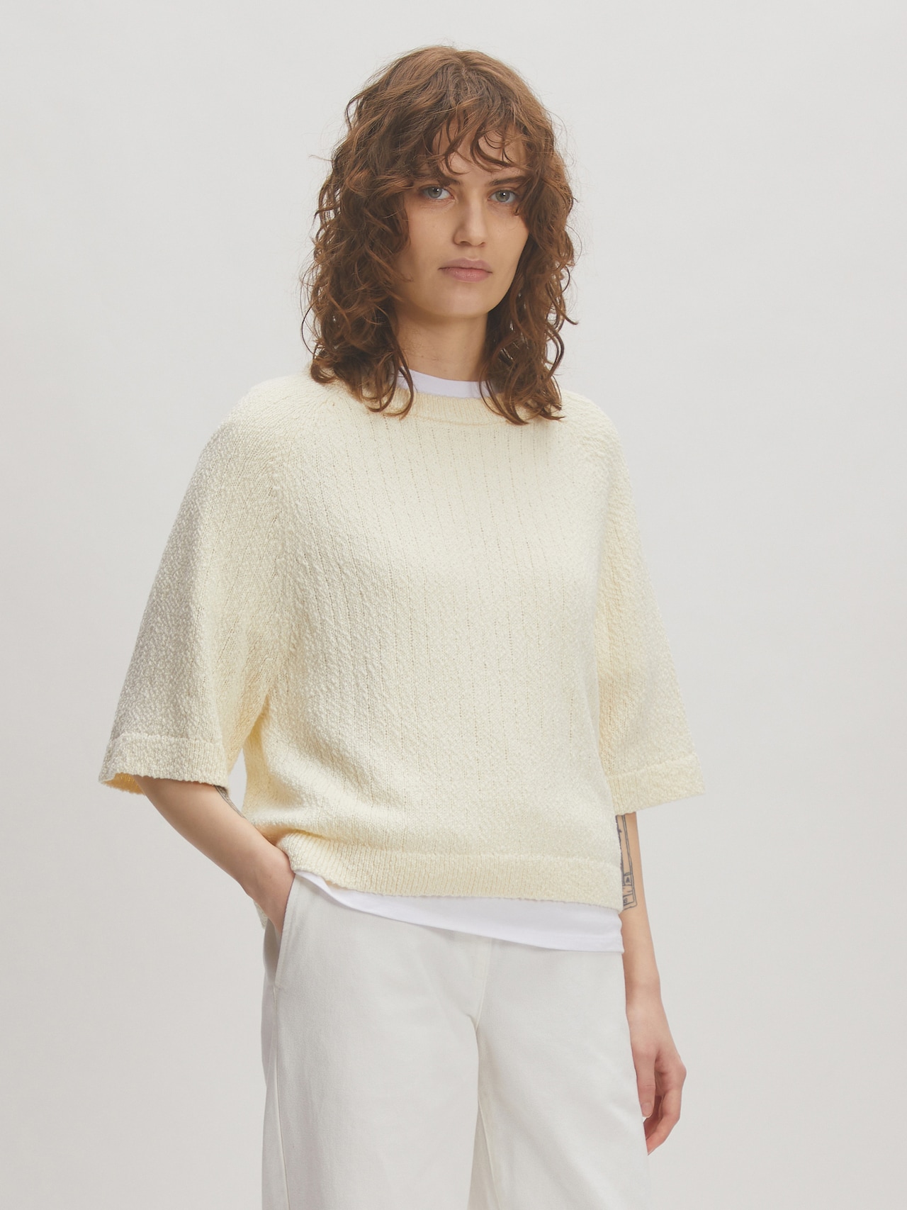 EDITED Shirt 'Birla' Beige