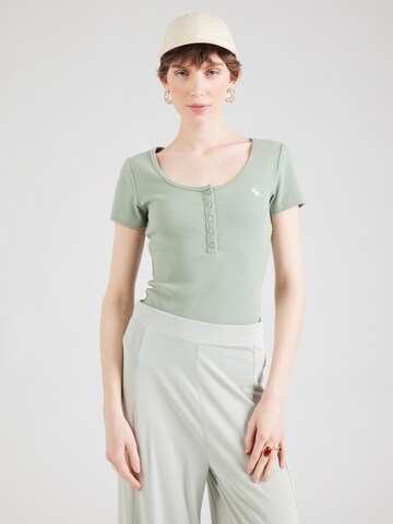Maglietta di Abercrombie & Fitch in verde: frontale