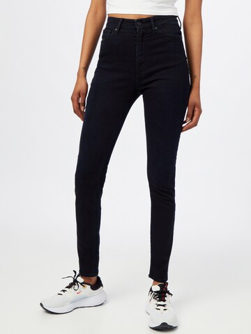 Kings Of Indigo Skinny Džíny 'CHRISTINA' – černá: přední strana
