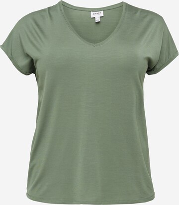 T-shirt 'Aya' Vero Moda Curve en vert : devant