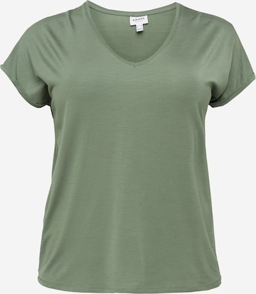 Vero Moda Curve T-Shirt 'Aya' in Grün: predná strana