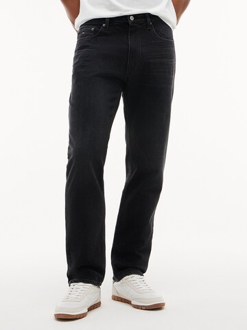 Coupe slim Jean 'Ryan' Tommy Jeans en noir : devant