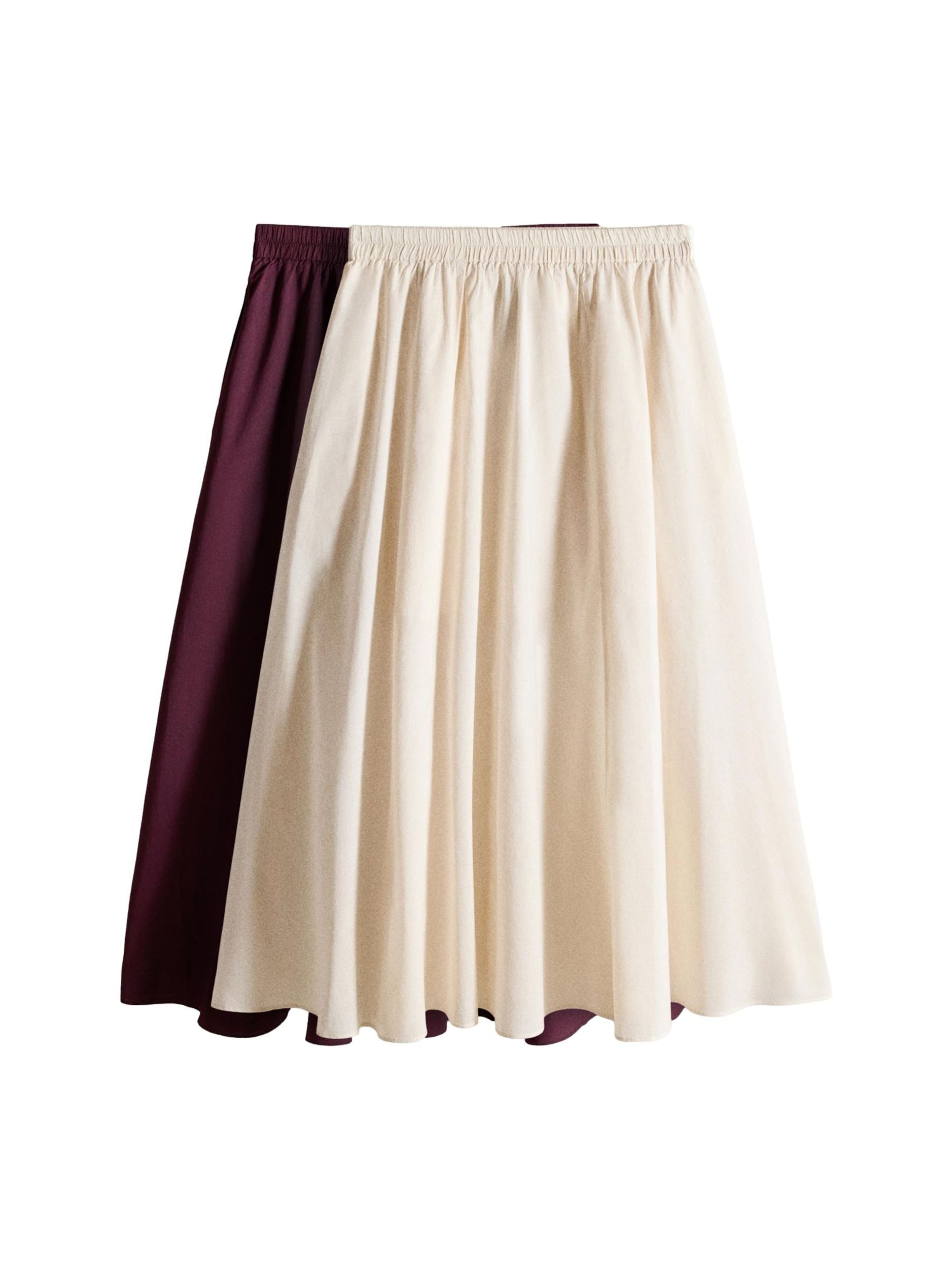 Jupe The Set en beige : devant