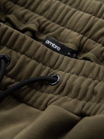 Slimfit Pantaloni sportivi di Ombre in verde