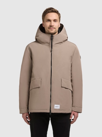 khujo Winterjas 'Oreg' in Beige: voorkant