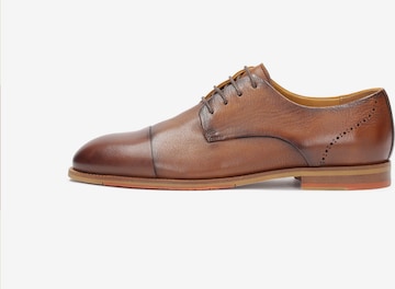 Kazar Nauhakengät värissä ruskea: etupuoli