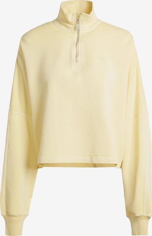 ADIDAS ORIGINALS Sweatshirt 'Essentials+' in Yellow: front