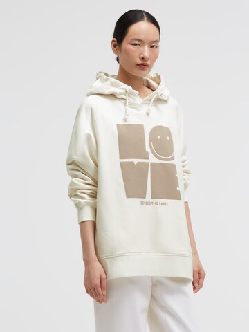 SENSES.THE LABEL Sweatshirt in White: front
