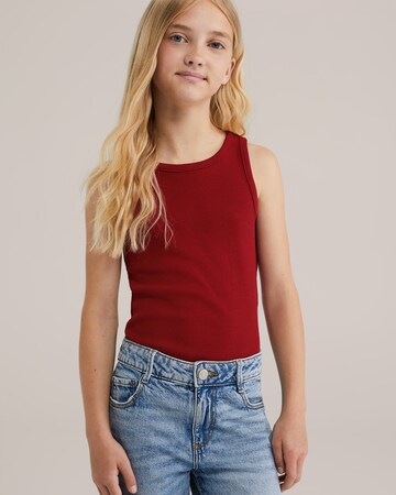 WE Fashion Shirt in Rot: Vorderseite