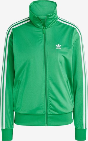 ADIDAS ORIGINALS Sweatjacke 'Adicolor Classics' in Grün: predná strana