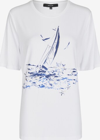 T-shirt 'Maritimes' Navigazione en blanc : devant