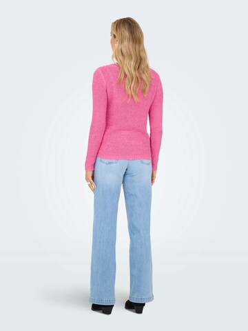 ONLY Pullover 'Onlgeena' in Pink