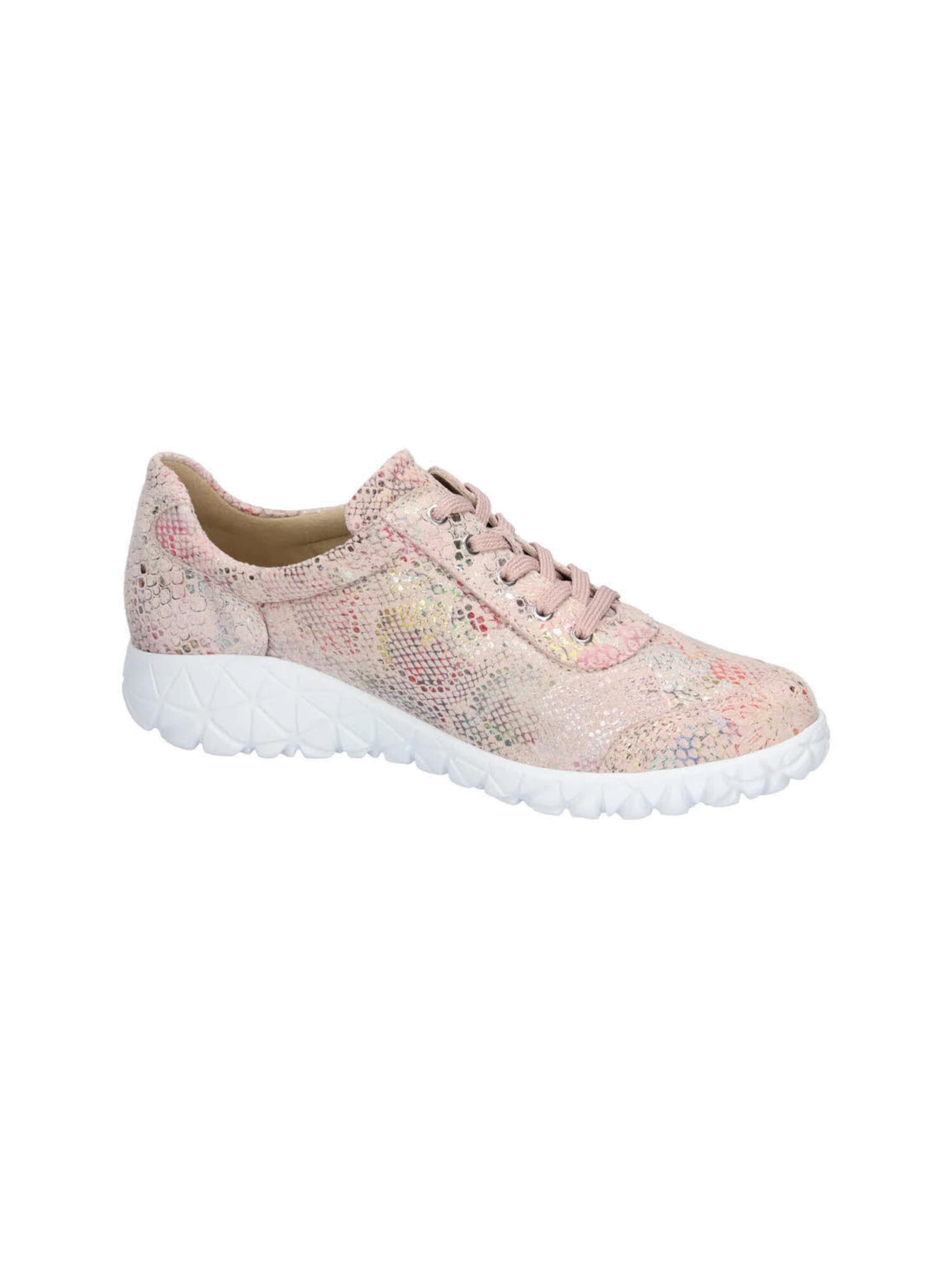 WALDLÄUFER Athletic lace-up shoe 'Havy' in Red