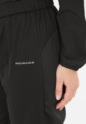 ENDURANCE Tapered Sportbroek 'Morakot' in Zwart