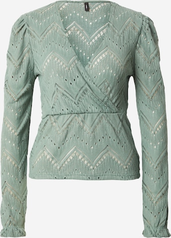 ONLY Blouse 'JO' in Groen: voorkant