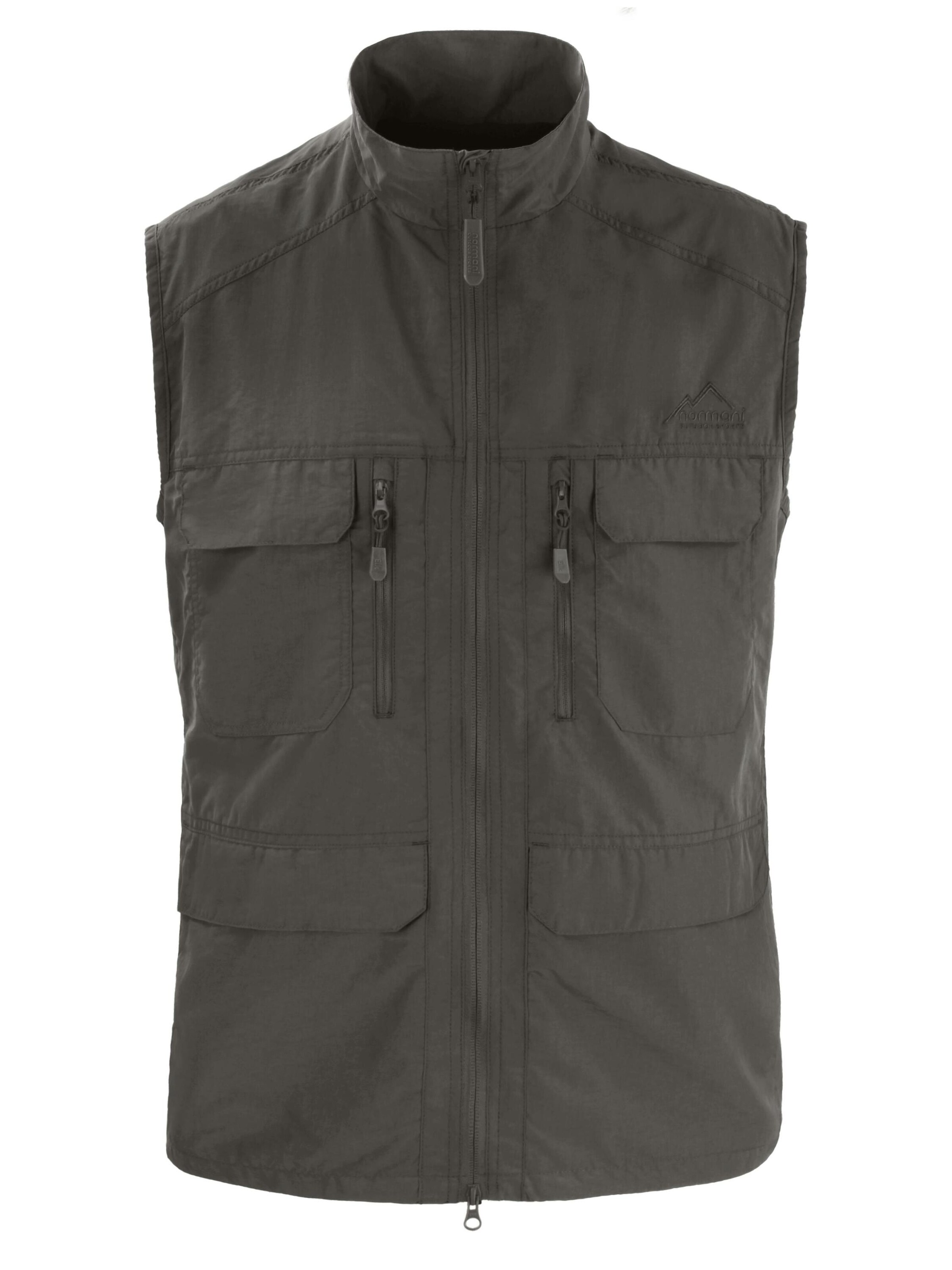 Gilet de sport normani en gris : devant