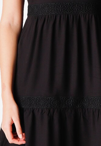 Le Temps Des Cerises Summer Dress 'MONA' in Black