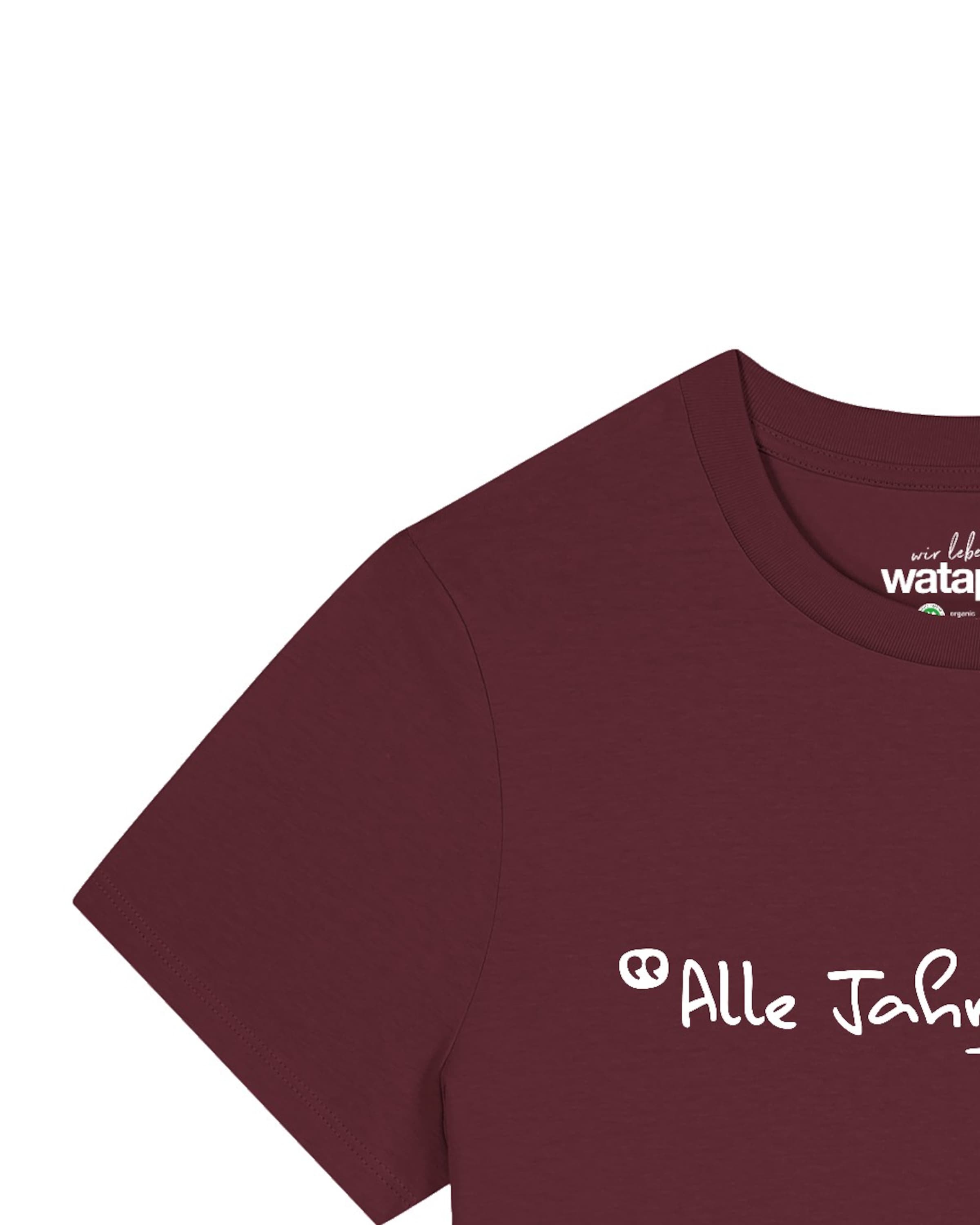 T-shirt 'Alle Jahre Wieder ' Watapparel en rouge