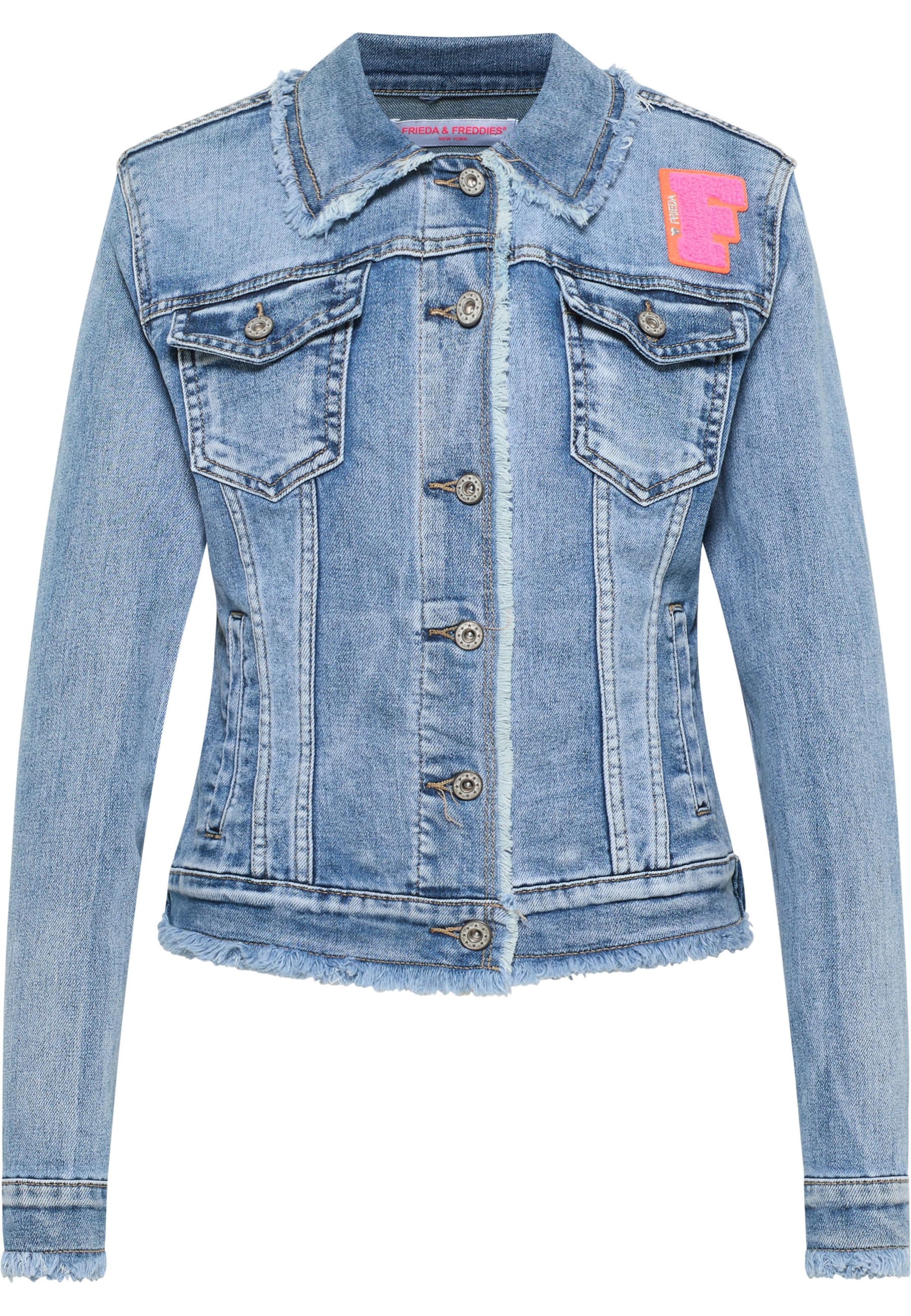 Frieda & Freddies NY Between-Season Jacket in Blue: front