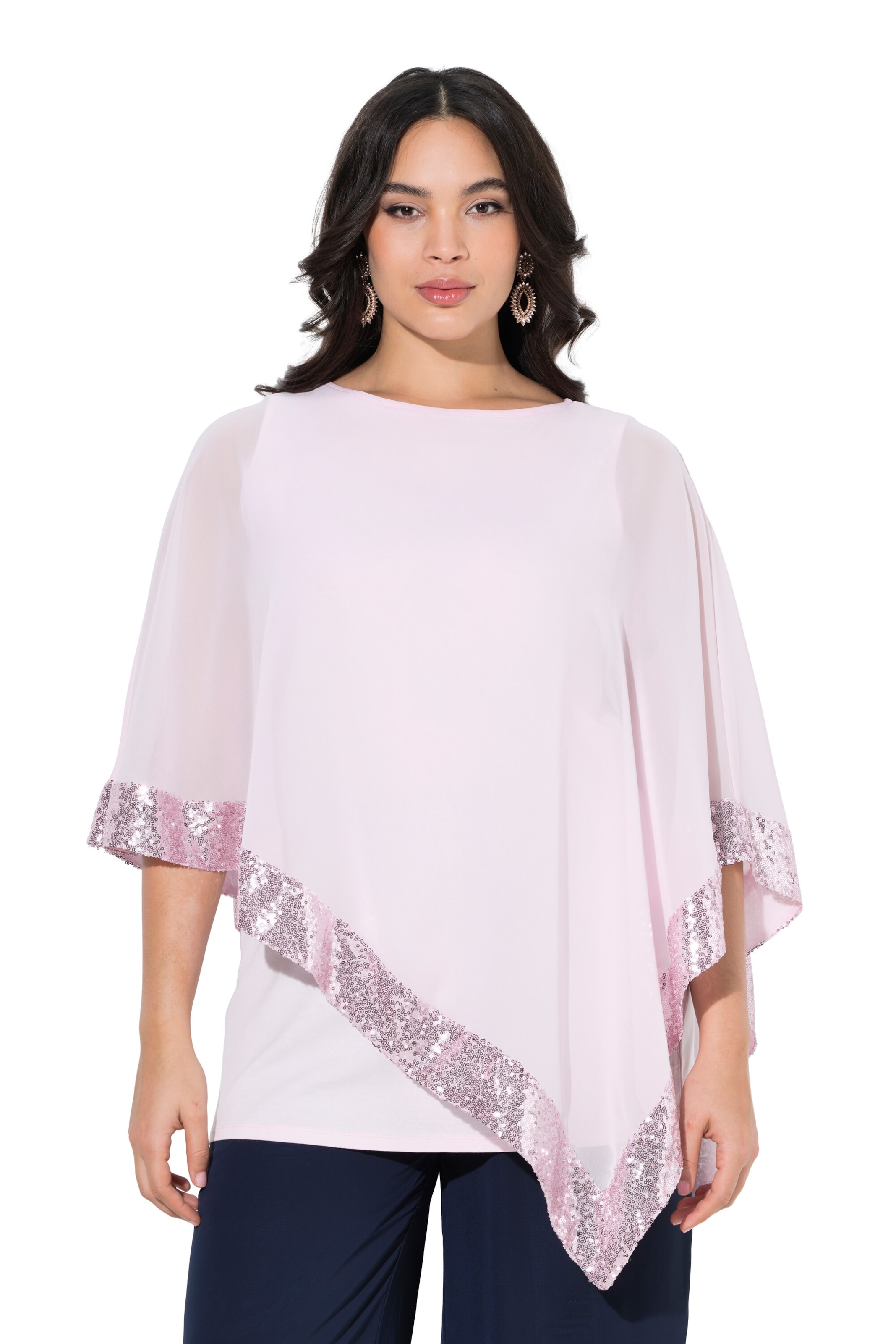 Ulla Popken Bluse in Pink: Vorderseite