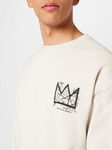 Cotton On Sweatshirt 'Basquiat' in Beige