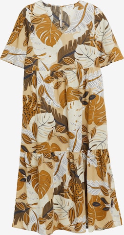 s.Oliver Kleid in Beige: Vorderseite