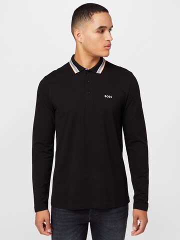 BOSS Green Shirt 'Plisy' in Black: front