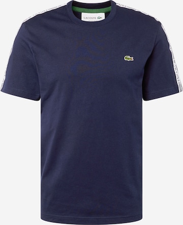 T-Shirt LACOSTE en bleu : devant