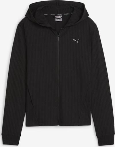 PUMA Athletic Zip-Up Hoodie in Black, Item view