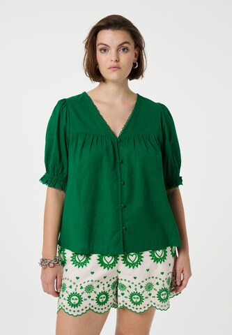 Fabienne Chapot Blouse in Green: front
