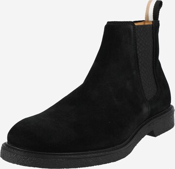 BOSS - Botas Chelsea 'Tunley' en negro: frente