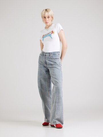 balta Versace Jeans Couture Marškinėliai