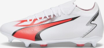 PUMA Soccer Cleats 'ULTRA MATCH' in White: front