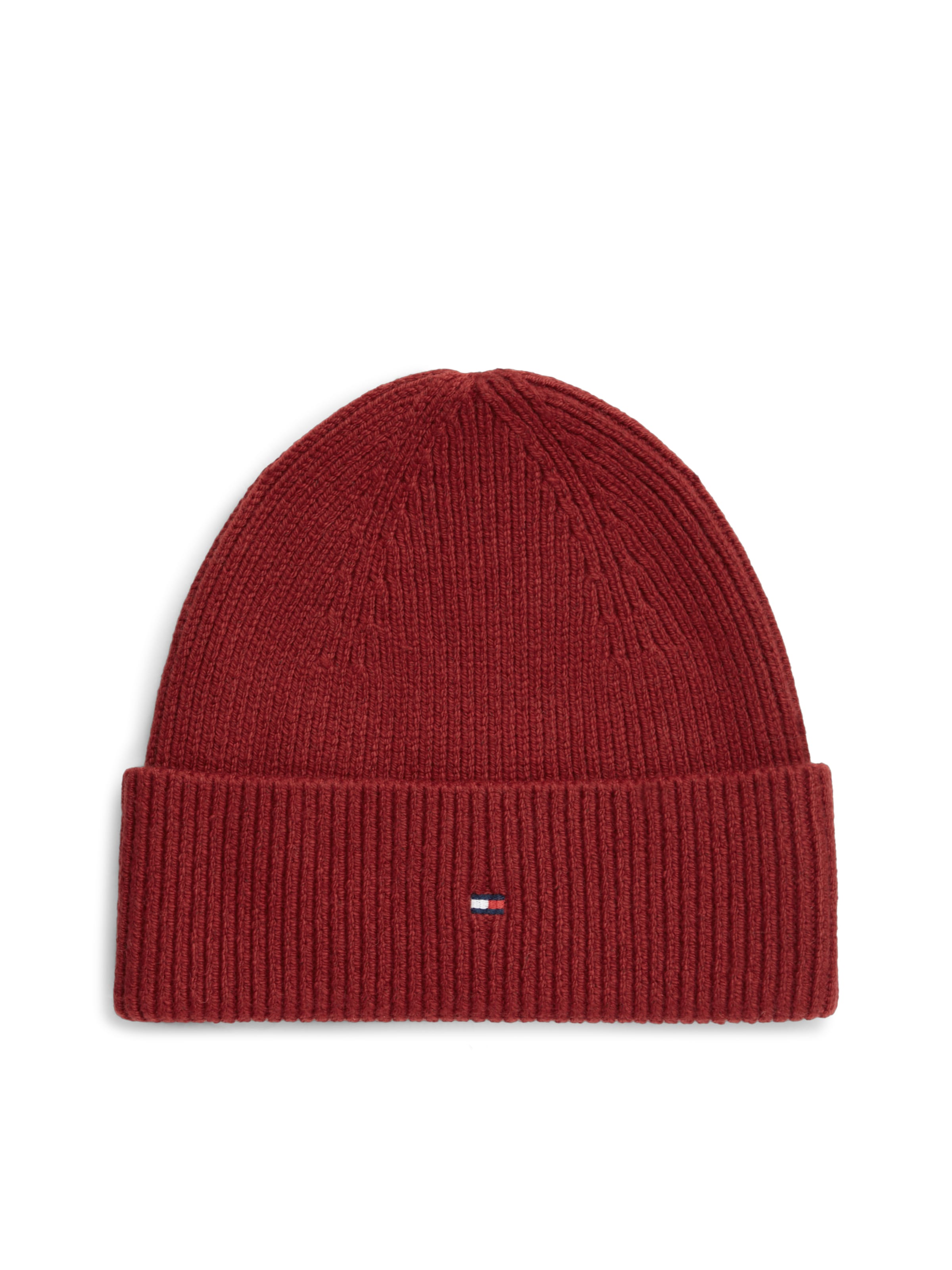Bonnet TOMMY HILFIGER en rouge : devant