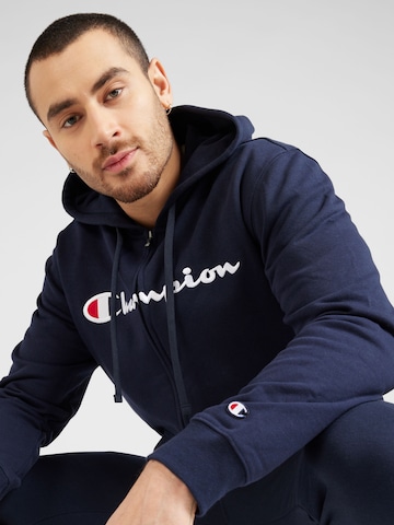 Hanorac de la Champion Authentic Athletic Apparel pe albastru