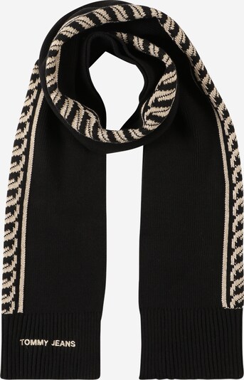 Fular Tommy Jeans pe bej amestecat / negru, Vizualizare produs