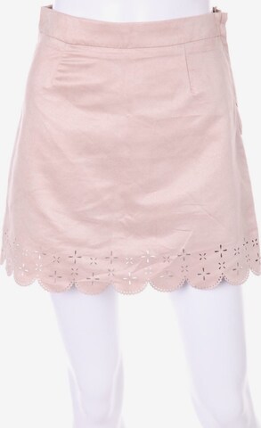 H&M Skirt in XS in Beige: front