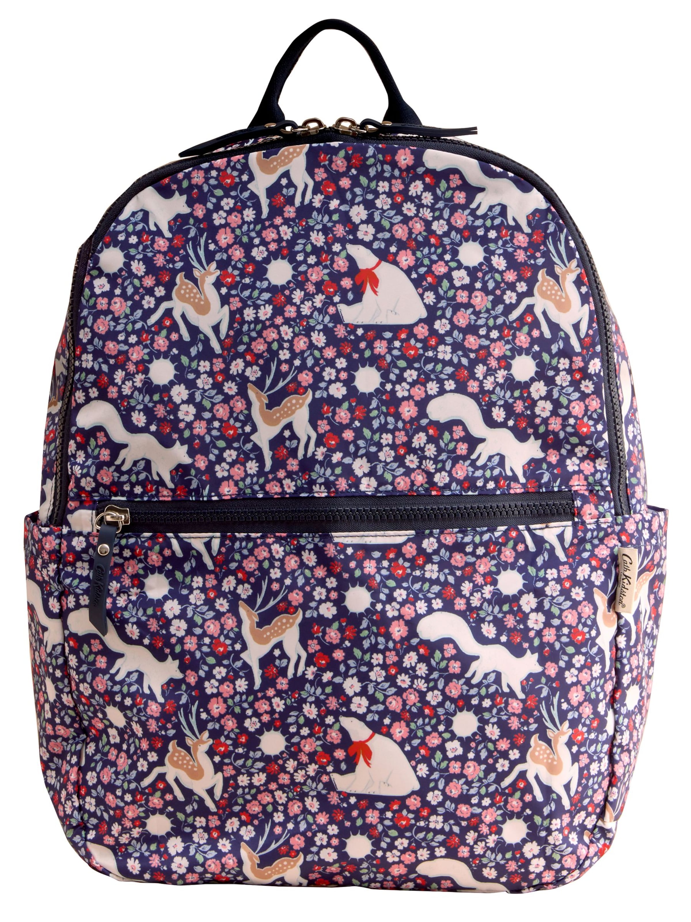 Cath Kidston Backpack 'Faltbarer' in Blue: front