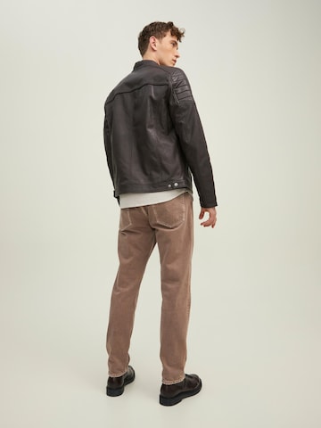 JACK & JONES Regular fit Between-Season Jacket 'Rocky' in Brown