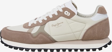 Pepe Jeans Sneakers 'Brit-On' in Beige: front