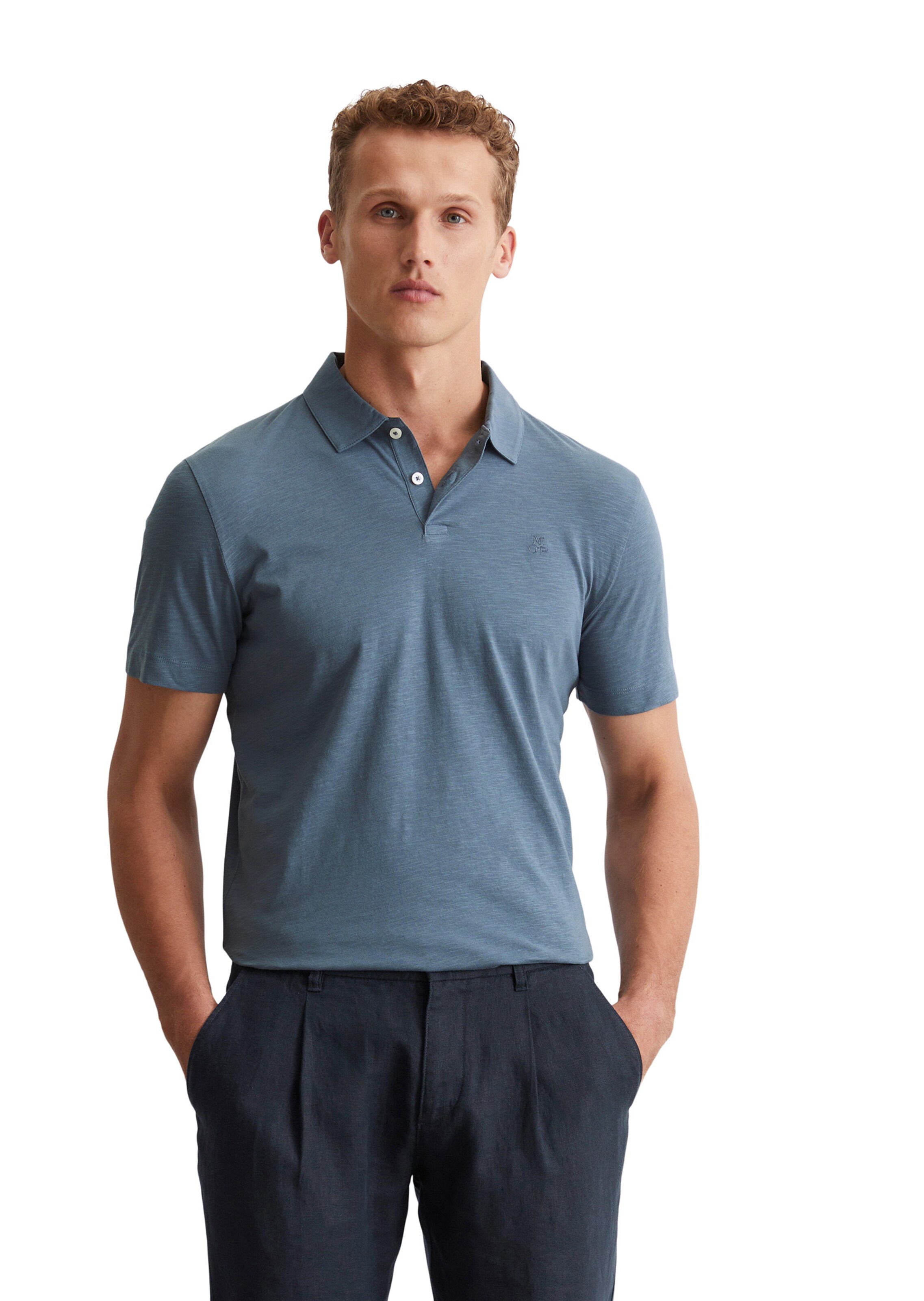 T-Shirt Marc O'Polo en bleu : devant