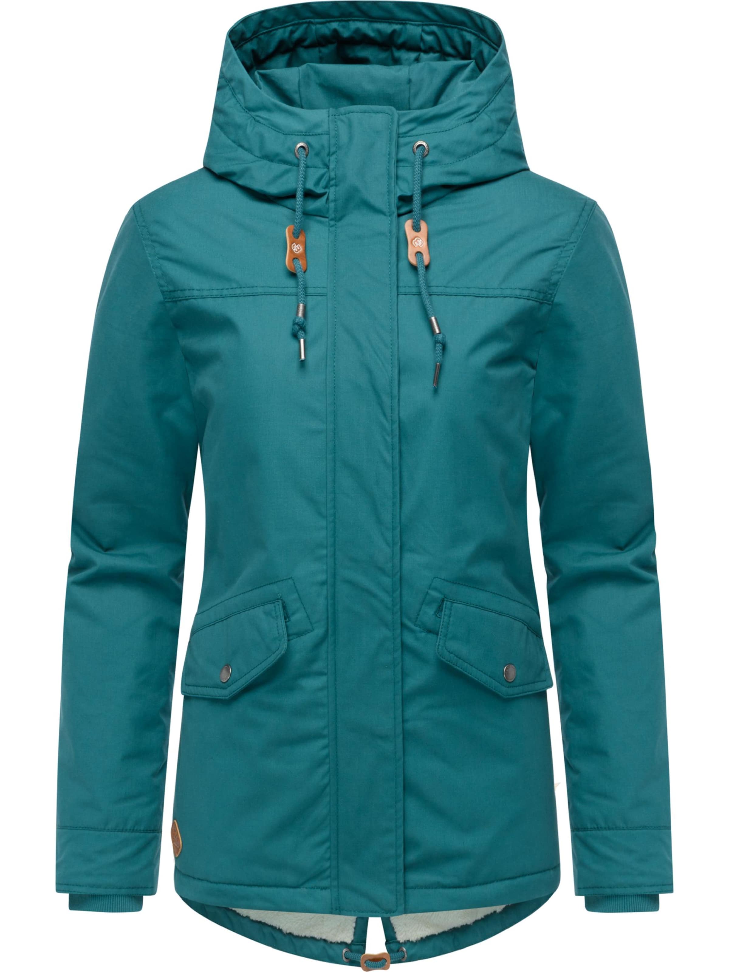 Ragwear Winterjacke 'YOUMODO' in jade, Produktansicht