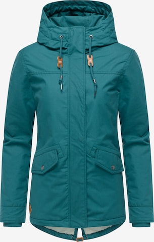 Veste d’hiver 'YOUMODO' Ragwear en vert : devant