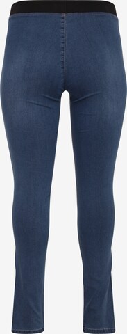 Skinny Jeggings Yoek en bleu