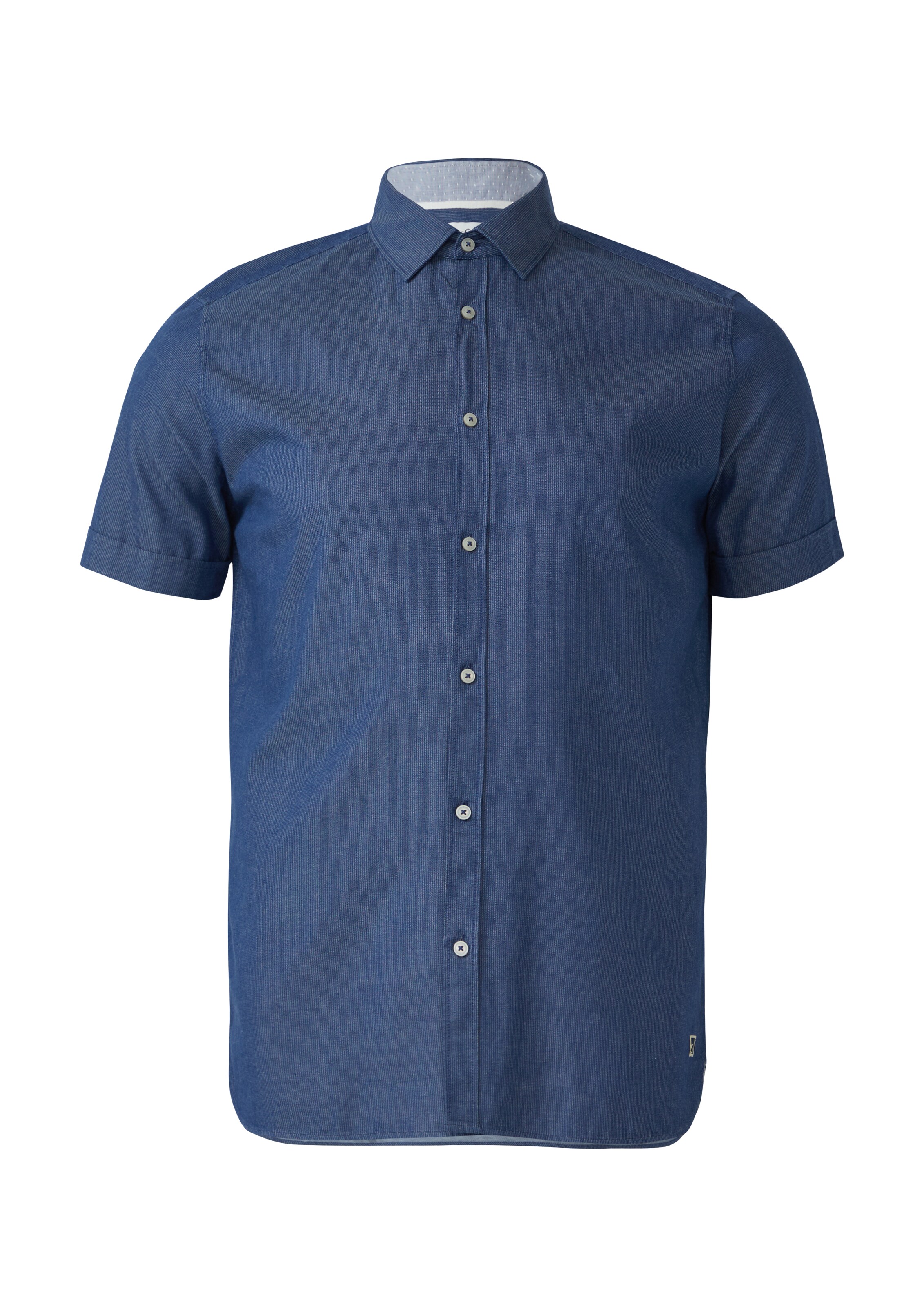 s.Oliver Men Big Sizes Hemd in Blau: Vorderseite