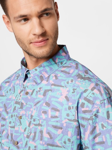 QUIKSILVER - Ajuste confortable Camisa funcional 'LENORA' en azul